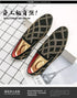 Elegant Italian Designer Moccasin Loafers for Men - Formal Suede Slip-On Party Shoes with Pointed Toe and Comfortable PU Insole